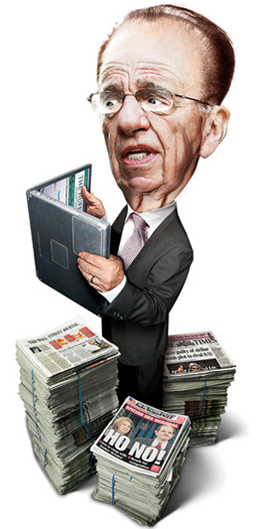 Murdoch caricature Murdoch caricature