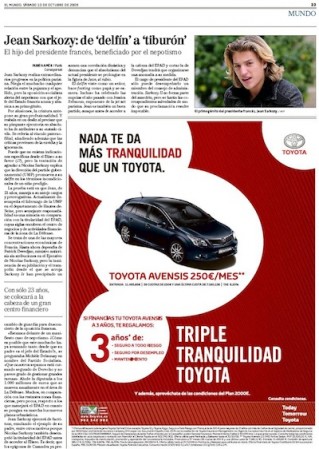 El Mundo, Jean Sarkozy El Mundo, Jean Sarkozy