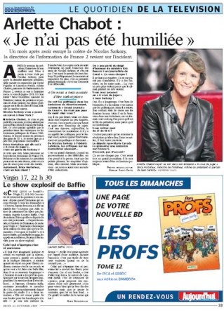Chabot, Sarkozy, Parisien Chabot, Sarkozy, Parisien