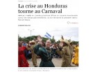 Honduras: un "Carnaval" - Libe.fr - 22/10/09 Honduras: un "Carnaval" - Libe.fr - 22/10/09