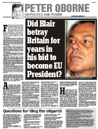 Daily Mail 31 oct Daily Mail 31 oct