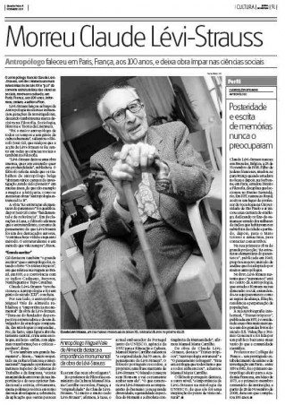 Jornal de Noticias, Levi-Strauss Jornal de Noticias, Levi-Strauss