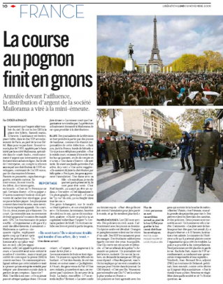 Liberation, la%u0302cher de billets Liberation, la%u0302cher de billets