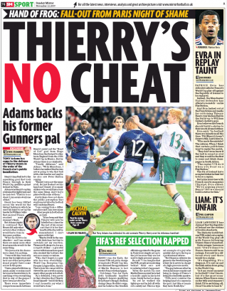 Sunday Mirror,  22 nov