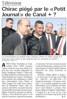 Chirac, Parisien