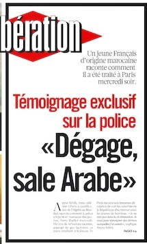 Dégage sale Arabe ! Dégage sale Arabe !