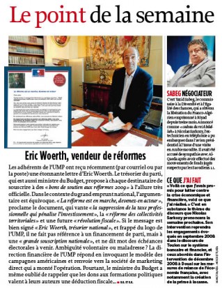 Woerth dans Le Point Woerth dans Le Point