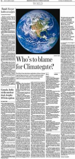 Ottawa Citizen, climat