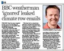Sunday Mail, BBC, climategate