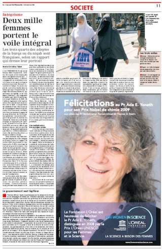 JDD, burqa, 12 d&eacute;c