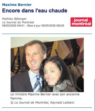 Maxime Bernier, Journal de Montréal Maxime Bernier, Journal de Montréal