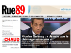 Rue89, Sarkozy Rue89, Sarkozy