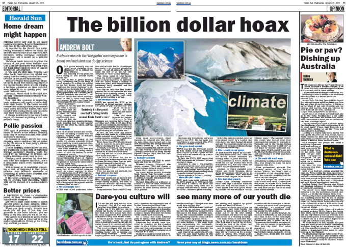 Herald Sun, GIEC Herald Sun, GIEC