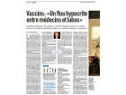 Liberation, Vaccin, Grippe Liberation, Vaccin, Grippe