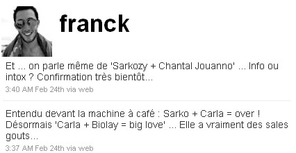 Tweet Franck : origine de la rumeur ?