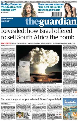 Guardian, bombe, Afrique du Sud