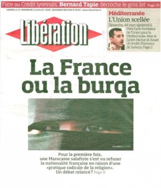 Burqa : Libération petit