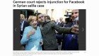Reuters réfugié selfie Merkel Reuters réfugié selfie Merkel
