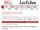 Les Echos Hollande Les Echos Hollande