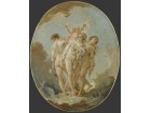 Les trois grâces supportant l'amour, Boucher, Musée du Louvre Les trois grâces supportant l'amour, Boucher, Musée du Louvre