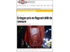 Erdogan Libé censure Erdogan Libé censure
