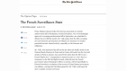 NY Times loi renseignement NY Times loi renseignement