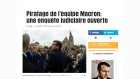 Macronleaks enquête Macronleaks enquête