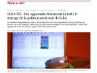 Le Point contre la quadrature du Net (pétition Sacem) Le Point contre la quadrature du Net (pétition Sacem)
